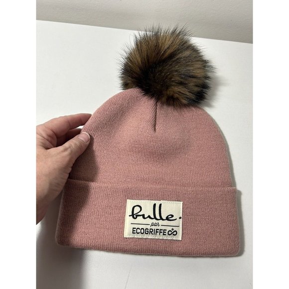 Collections Tuque bulle par Ecogriffe Pink Pom Pom Savard Chaussures Canada New - Picture 6 of 6